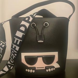 Karl Lagerfeld Bucket Shoulder Bag